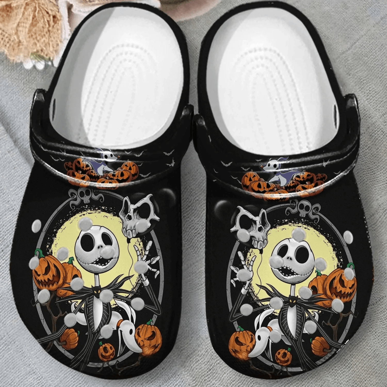 Halloween The Nightmare Before ChristmasCrocs Comfortable Crocband Clogs Shoes For Men Women