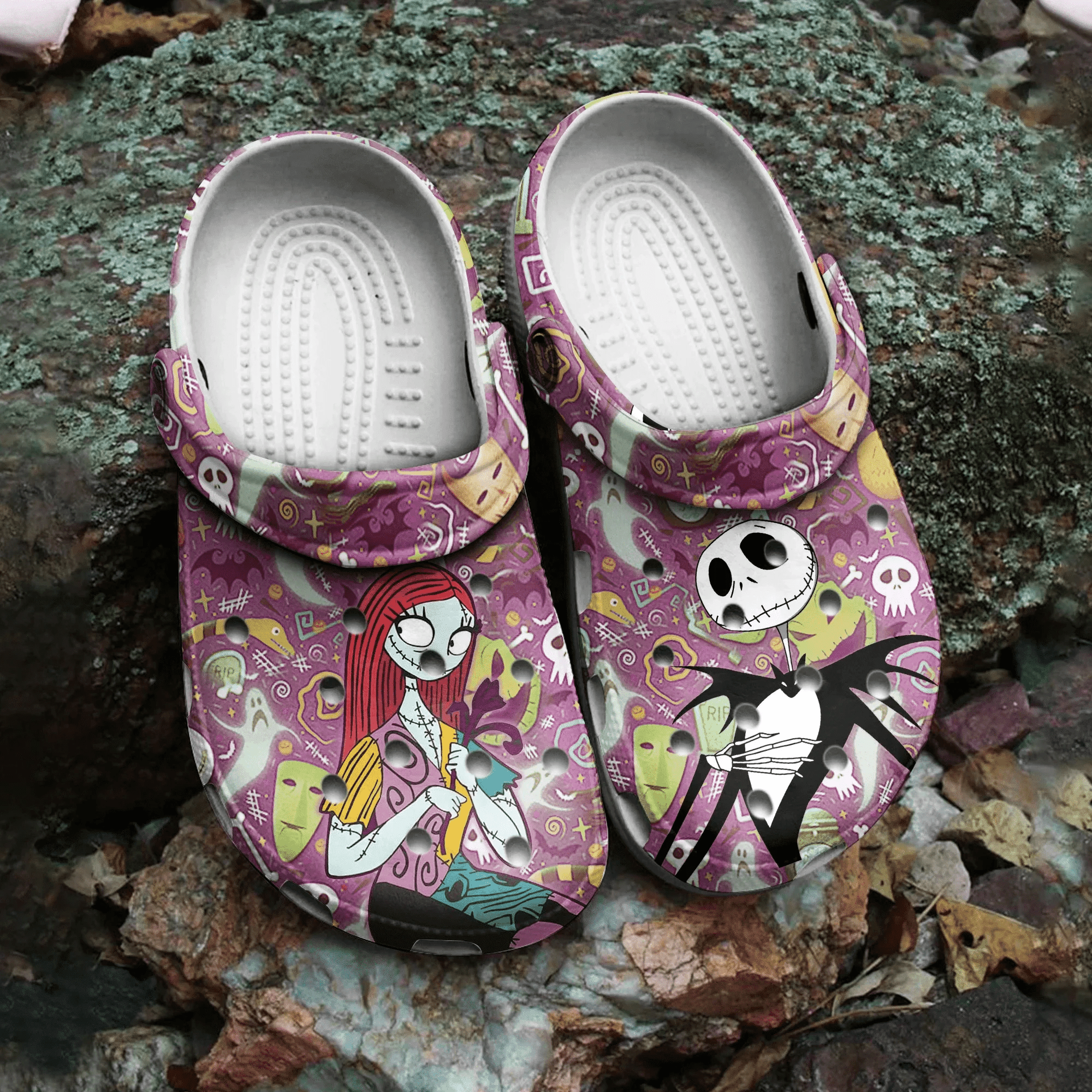 Halloween The Nightmare Before ChristmasCrocs Shoes Comfortable Crocband Clogs For Men Women