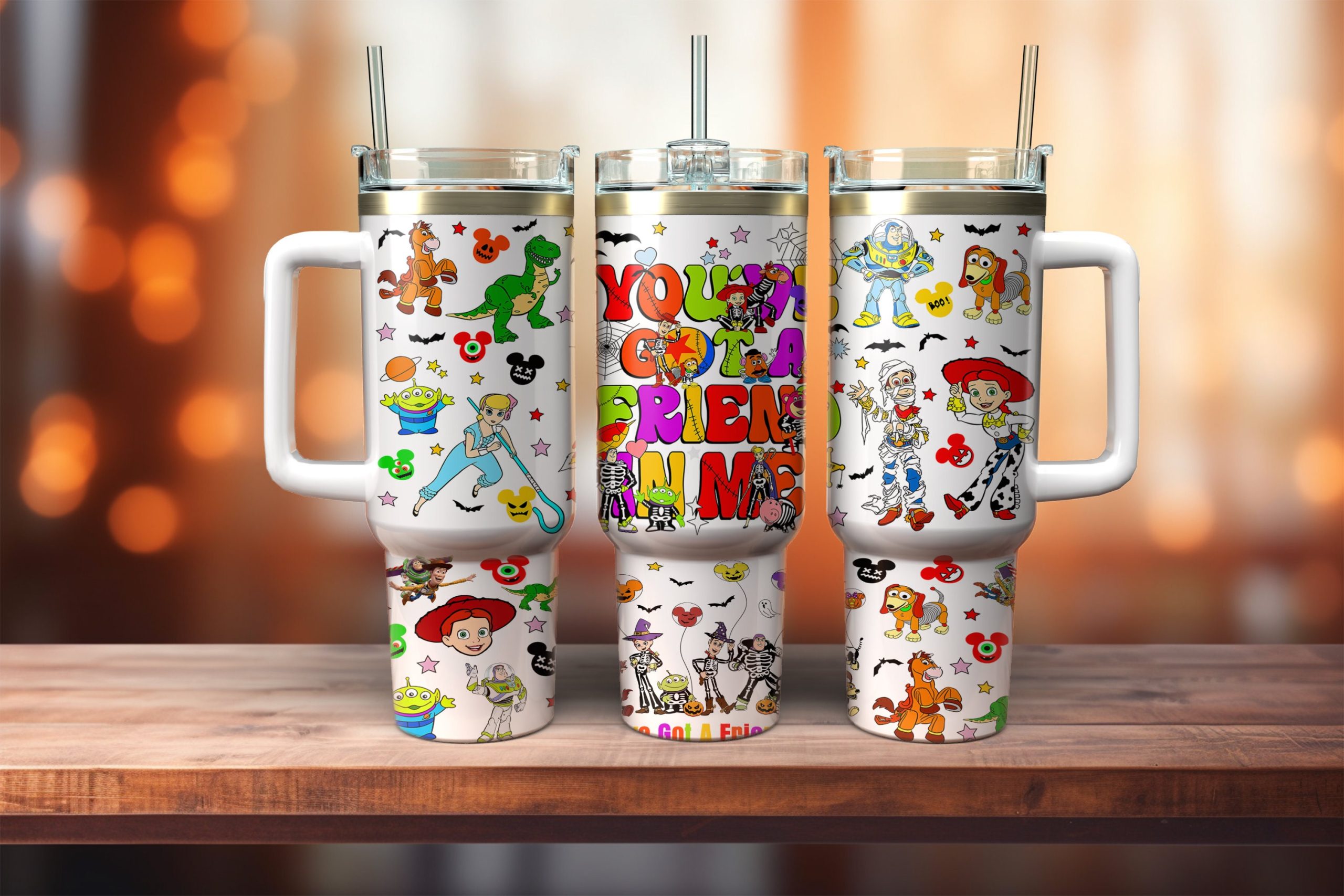 Halloween Toy Story Cartoon Custom Stanley Cup 40 oz 30 oz Tumbler With HandleTVC2301878