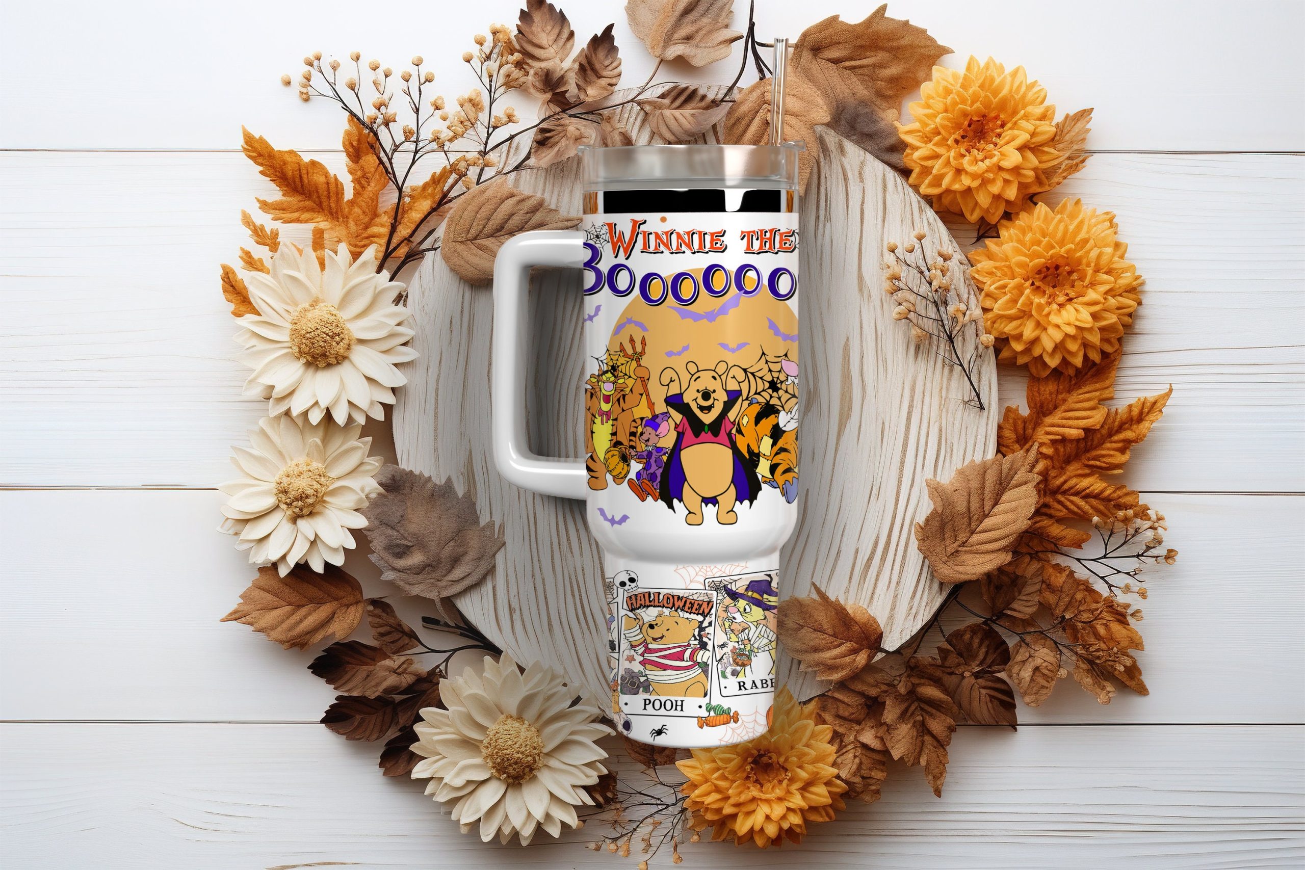 Halloween Winnie The Pooh Disney Cartoon Custom Stanley Cup 40 oz 30 oz Tumbler With HandleTVC2301886
