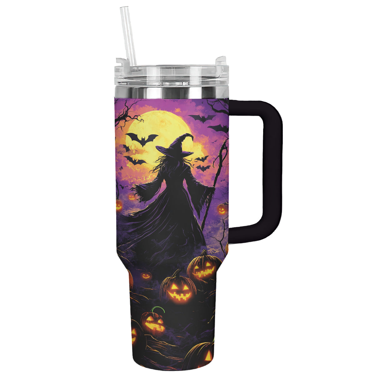Halloween Witchâ€™s Night Custom Stanley Cup 40 oz 30 oz Tumbler With HandleTVC2301682