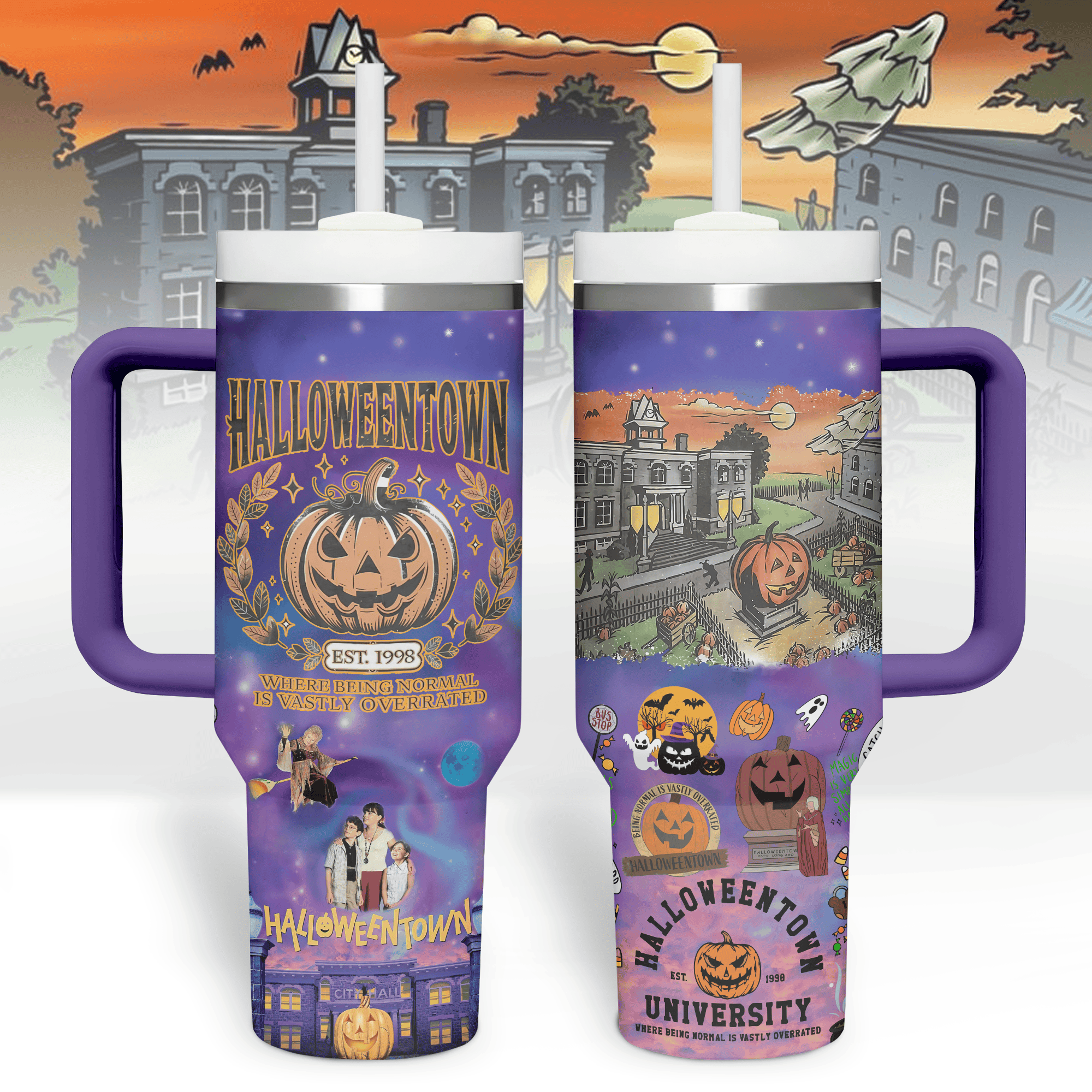 Halloweentown TV Series Custom Stanley Cup 40 oz 30 oz Tumbler With HandleTVC2301512