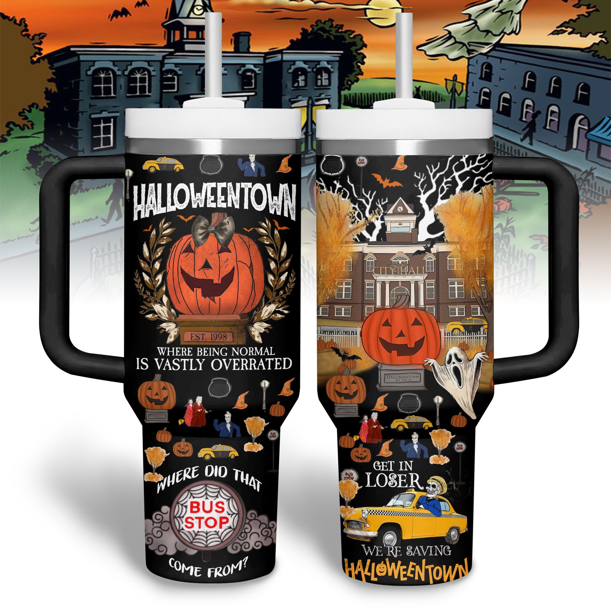 Halloweentown TV Series Custom Stanley Cup 40 oz 30 oz Tumbler With HandleTVC2301742