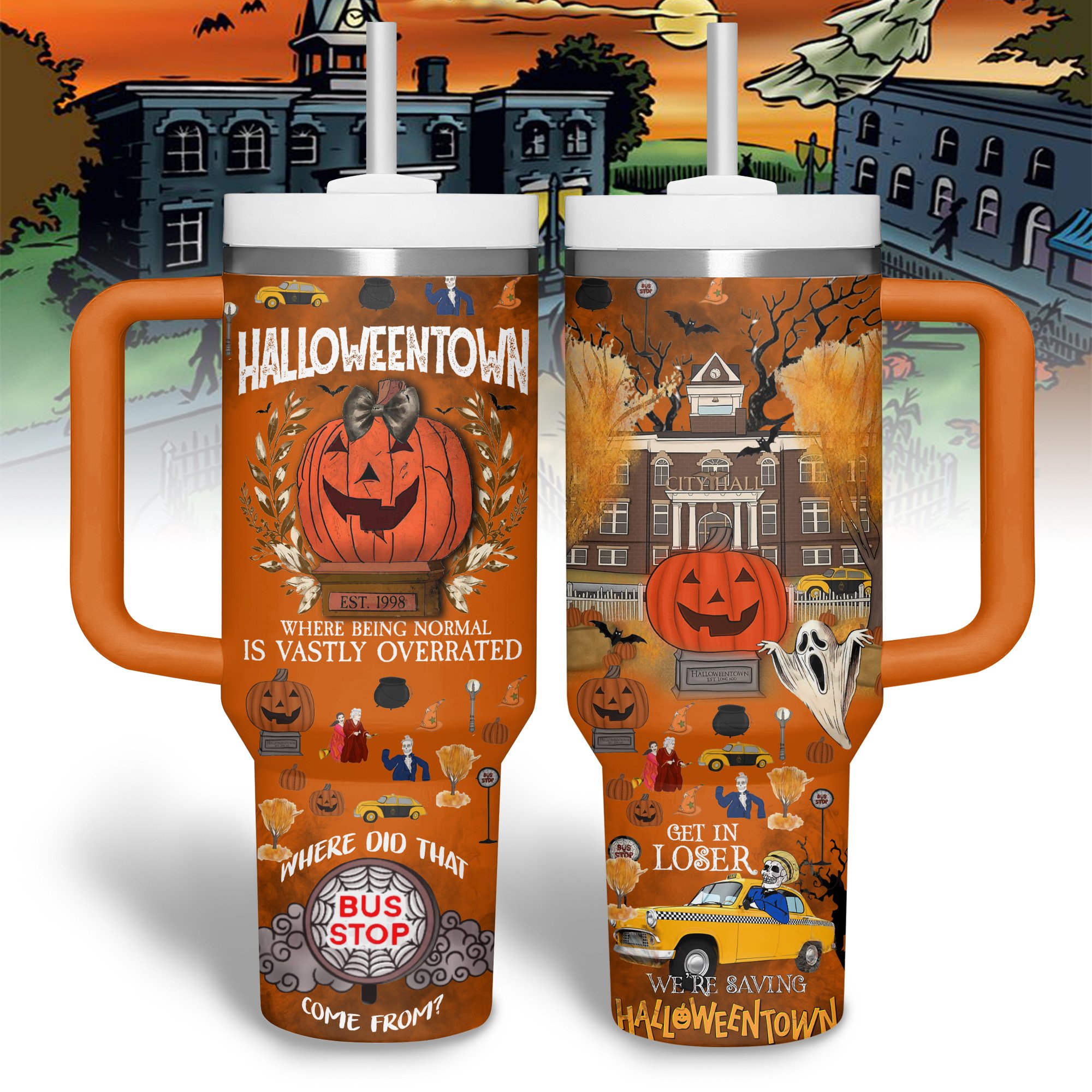 Halloweentown TV Series Custom Stanley Cup 40 oz 30 oz Tumbler With HandleTVC2301742