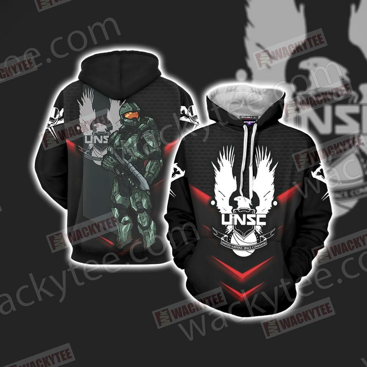 Halo - Master Chief Unisex 3D All Over Print Hoodie, Zip Hoodie