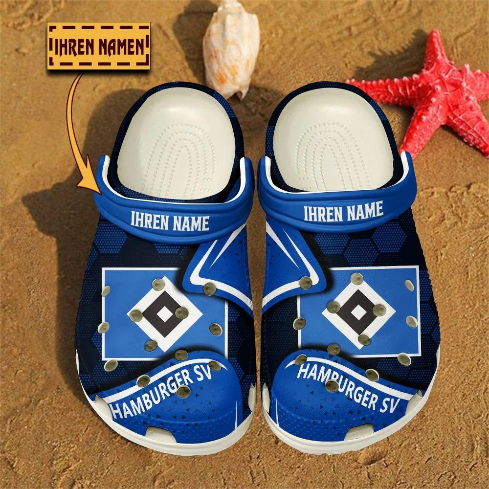 Hamburger SV Bundesliga Sport Crocs Crocband Clogs Shoes Comfortable For Men Women and Kids