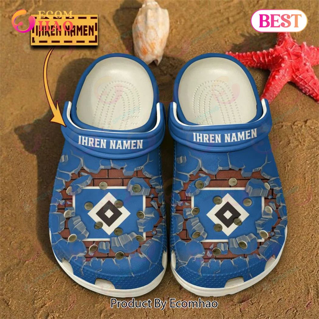 Hamburger SV Bundesliga Sport Crocs Crocband Clogs Shoes Comfortable For Men Women and Kids