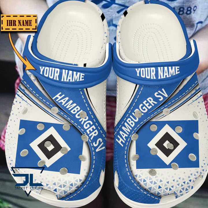 Hamburger SV Bundesliga Sport Crocs Crocband Clogs Shoes Comfortable For Men Women and Kids