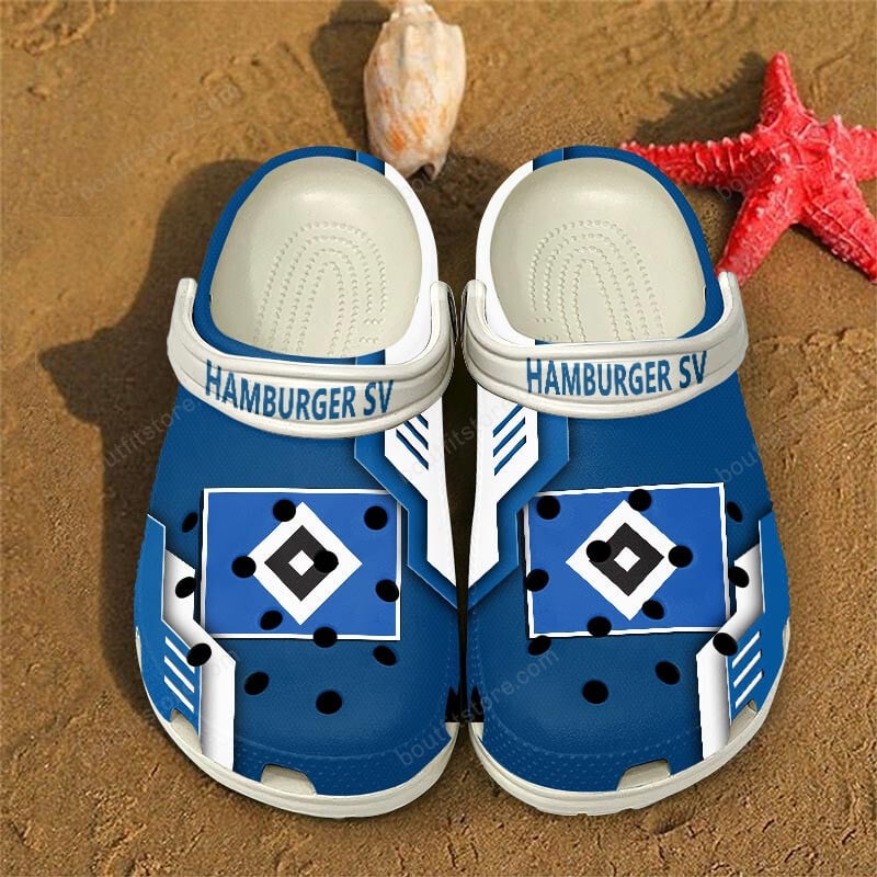 Hamburger SV Bundesliga Sport Crocs Crocband Clogs Shoes Comfortable For Men Women and Kids