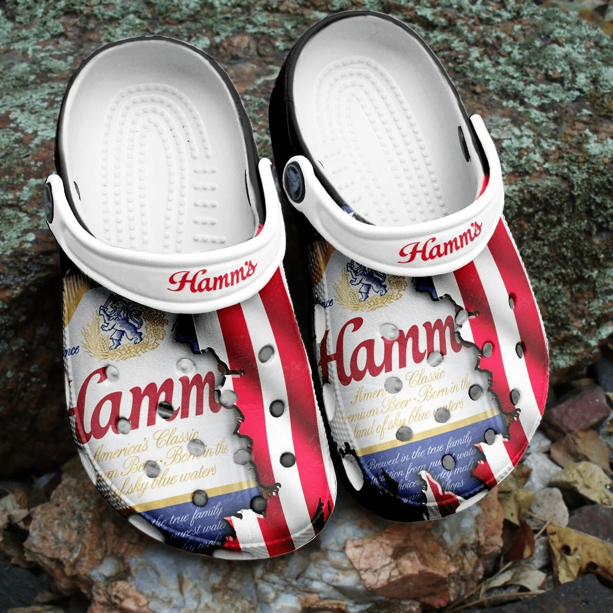 Hamms Beer Shoes Comfortable Clogs Crocband For Men Women