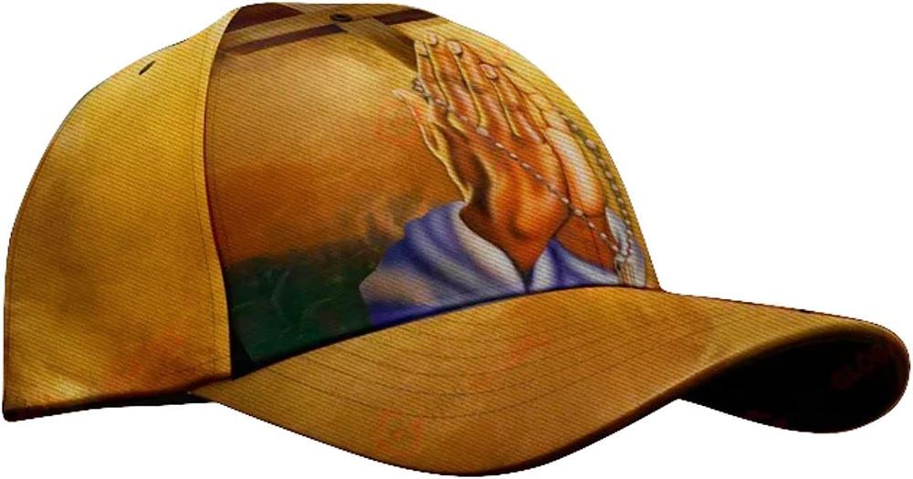 Hand Of God Pray Cross Baseball Cap Hat  Trucker Hats Custom Hats Gifts For Men & Women