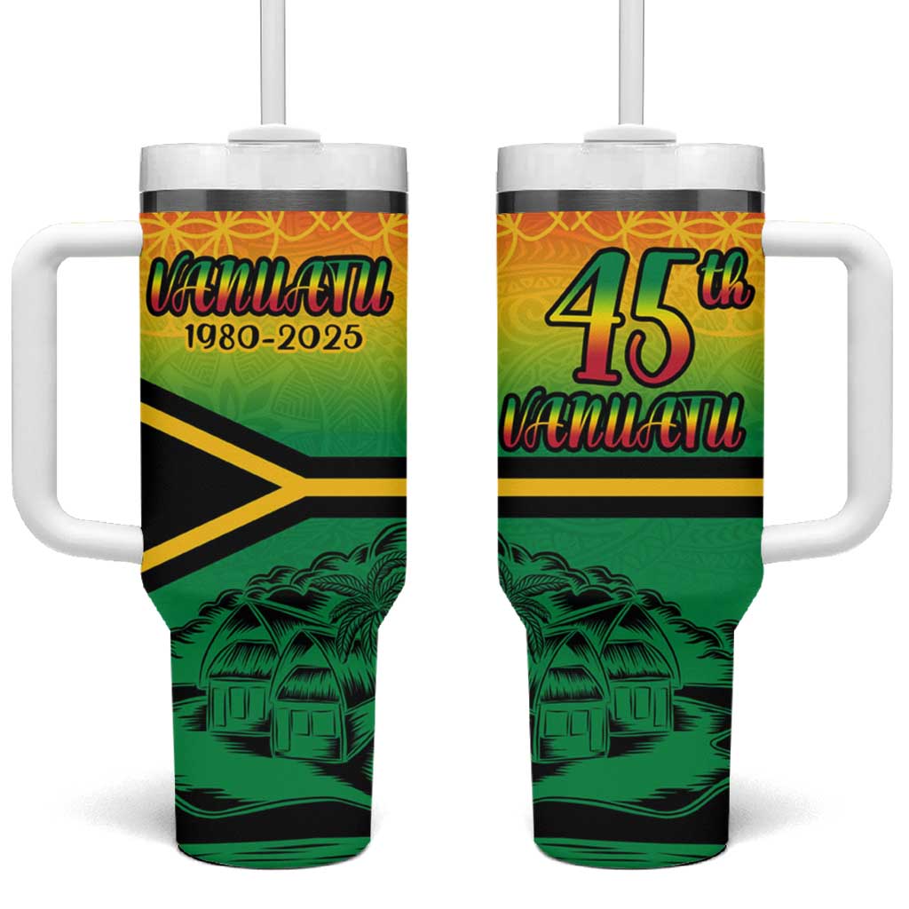 Hapi 45th Indipendens Dei Vanuatu Custom Stanley Cup 40 oz 30 oz Tumbler With HandleTVC2301274