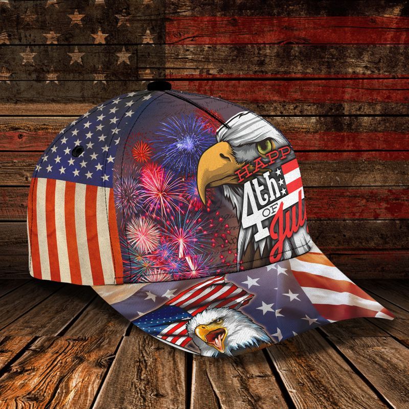 Happy 4Th Of July Independence Day Classic Cap Baseball Cap Trucker Hats Custom Hats Gifts For Men & Women