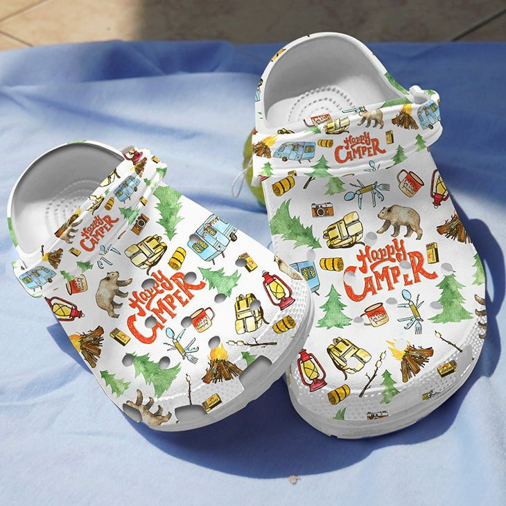 Happy Camper Rubber clog Shoes Comfy Footwear