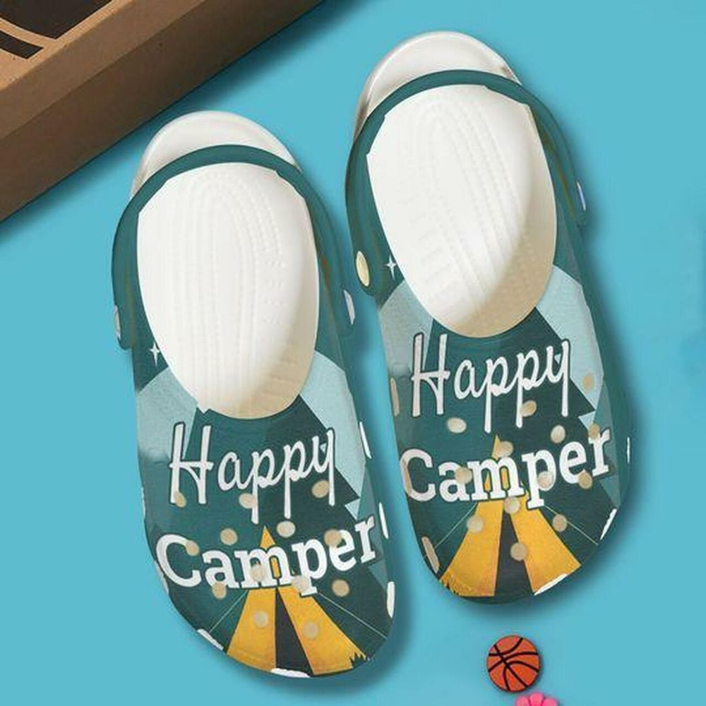 Happy Campers Personalized 7 Gift For Lover Rubber clog Shoes Comfy Footwear