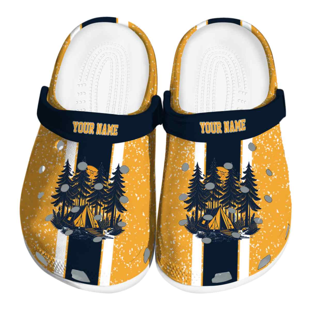 Happy Camping Crocs Crocband Clogs Shoes Comfortable For Men Women and Kids