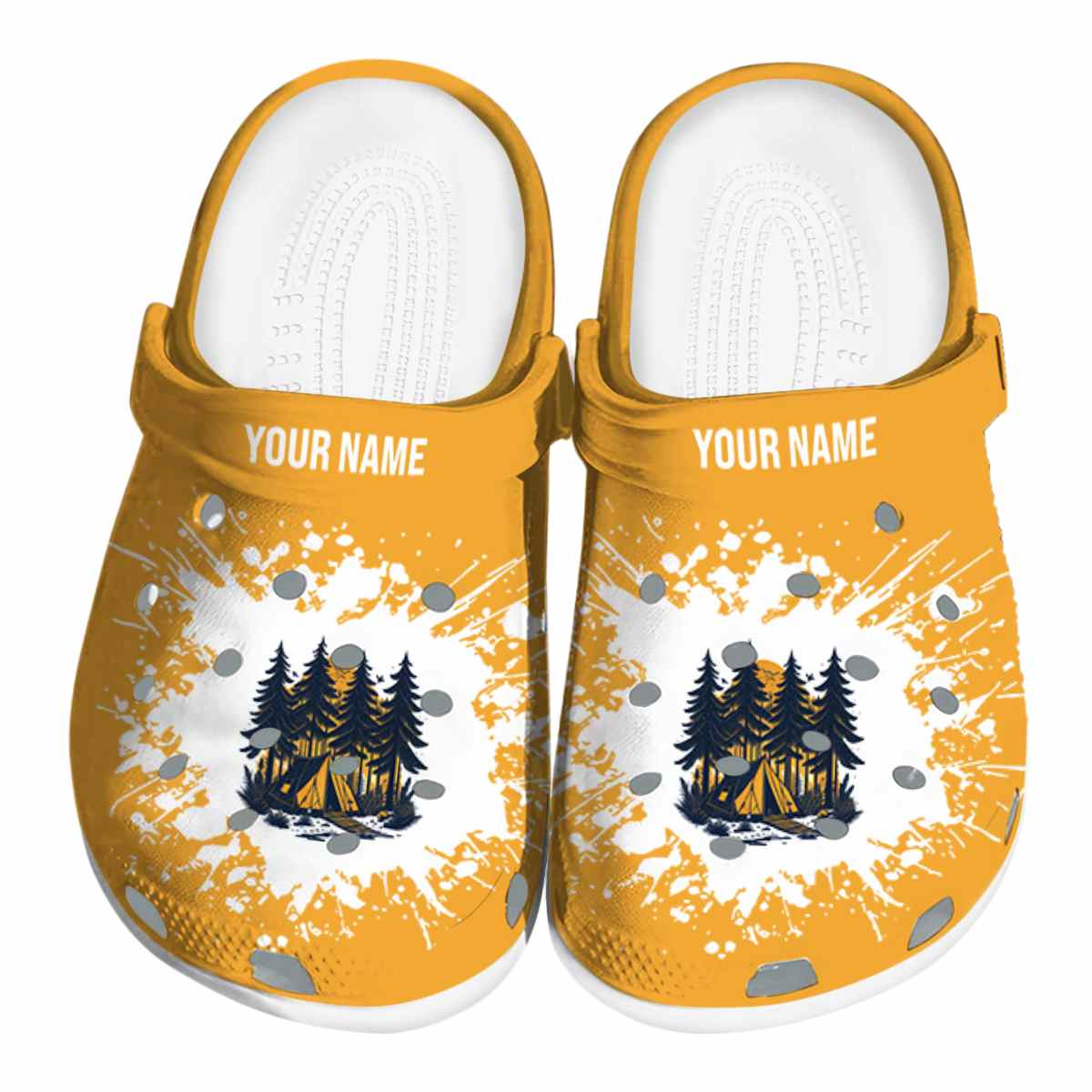 Happy Camping Crocs Crocband Clogs Shoes Comfortable For Men Women and Kids