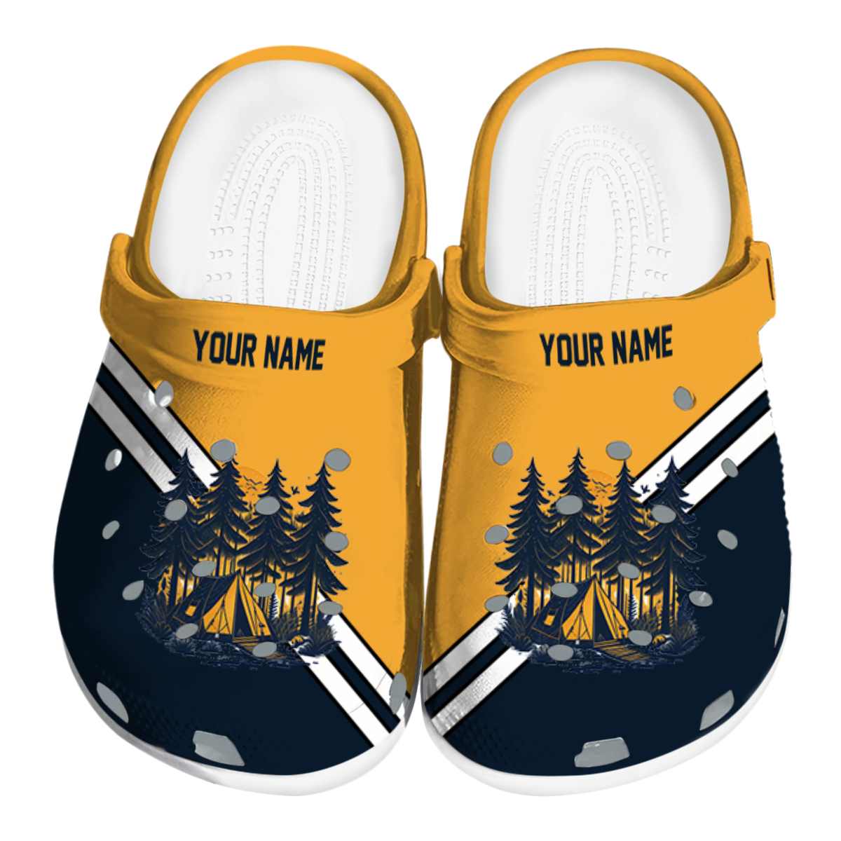 Happy Camping Crocs Crocband Clogs Shoes Comfortable For Men Women and Kids