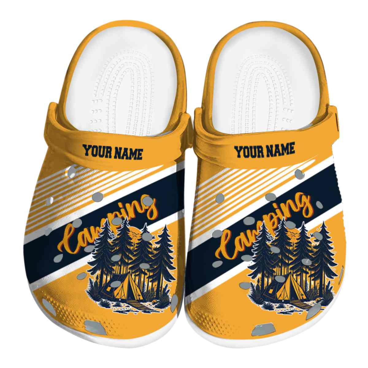 Happy Camping Crocs Crocband Clogs Shoes Comfortable For Men Women and Kids