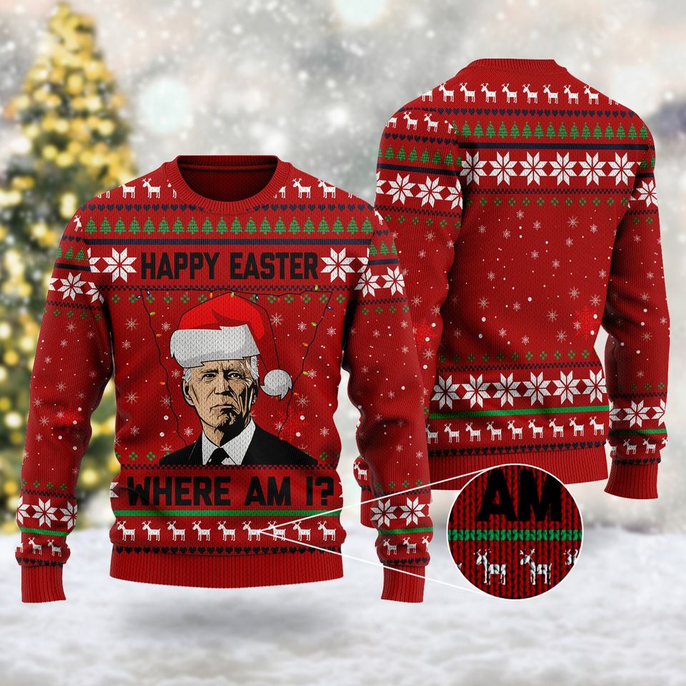 Happy Easter Where Am I 3D All Over Printed