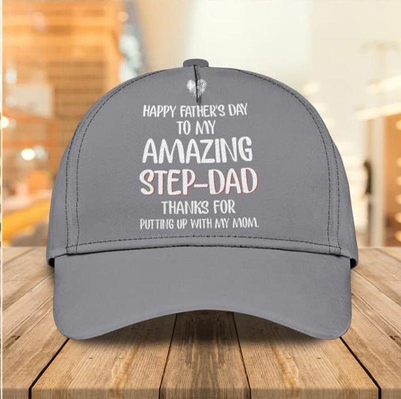 Happy Fathers Day To My Stepdad Trucker Hats Custom Hats Gifts For Men & Women