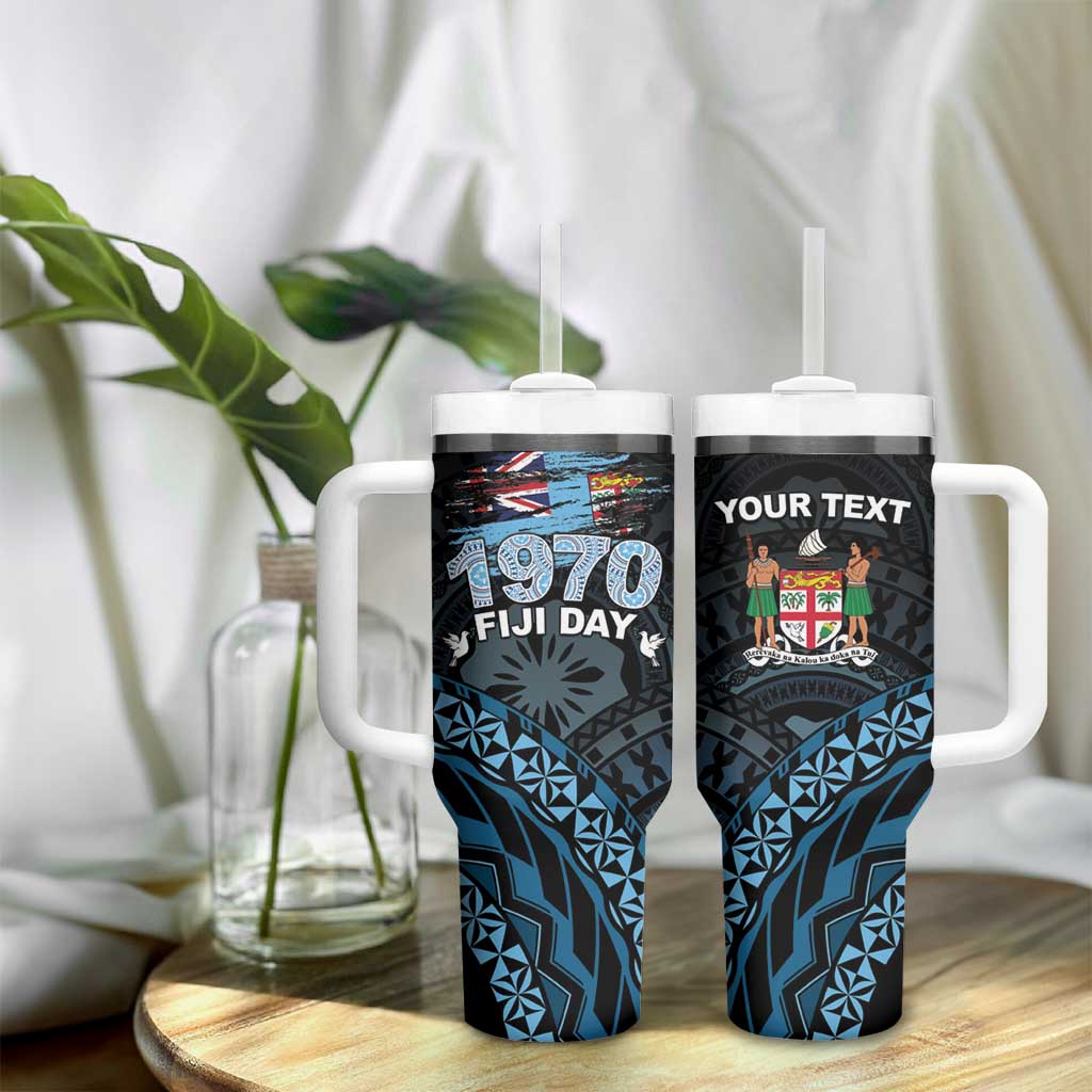 Happy Fiji Day 1970 Flag Grunge Custom Stanley Cup 40 oz 30 oz Tumbler With HandleTVC2301377 - Image 9