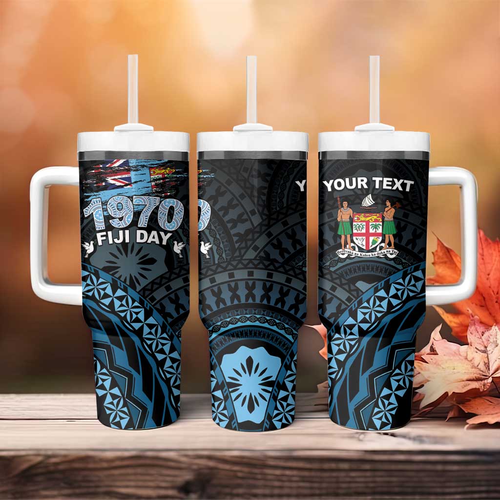 Happy Fiji Day 1970 Flag Grunge Custom Stanley Cup 40 oz 30 oz Tumbler With HandleTVC2301377 - Image 4