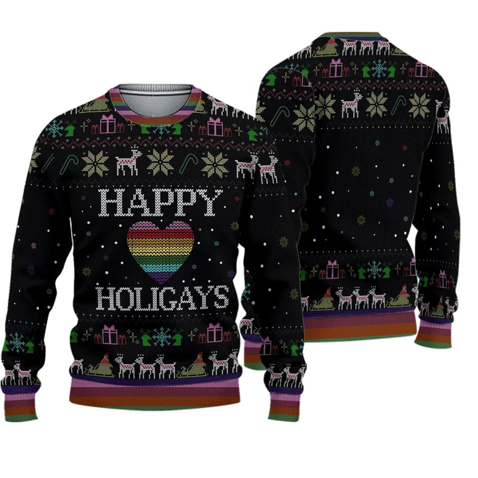Happy Holigays Christmas Ugly Sweater