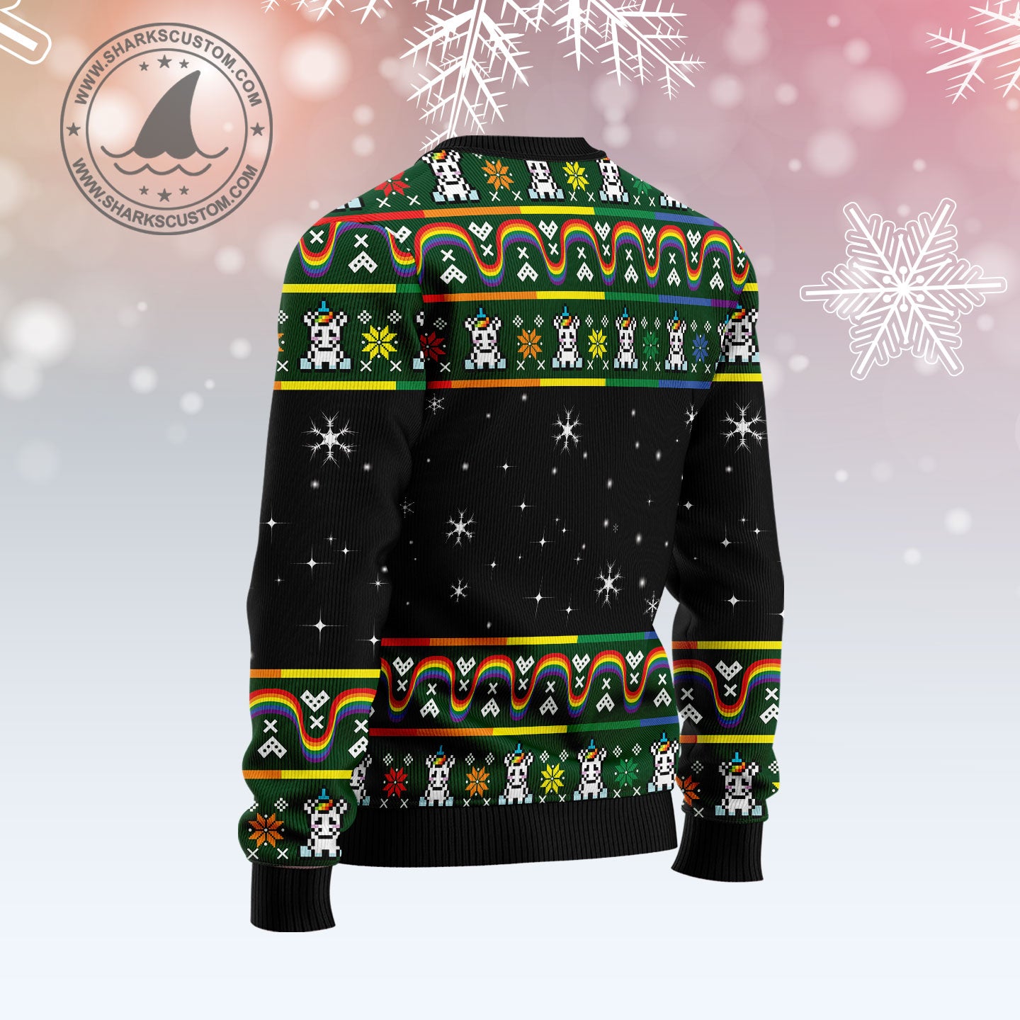 Happy Holigays Ugly Christmas Sweater - Image 2
