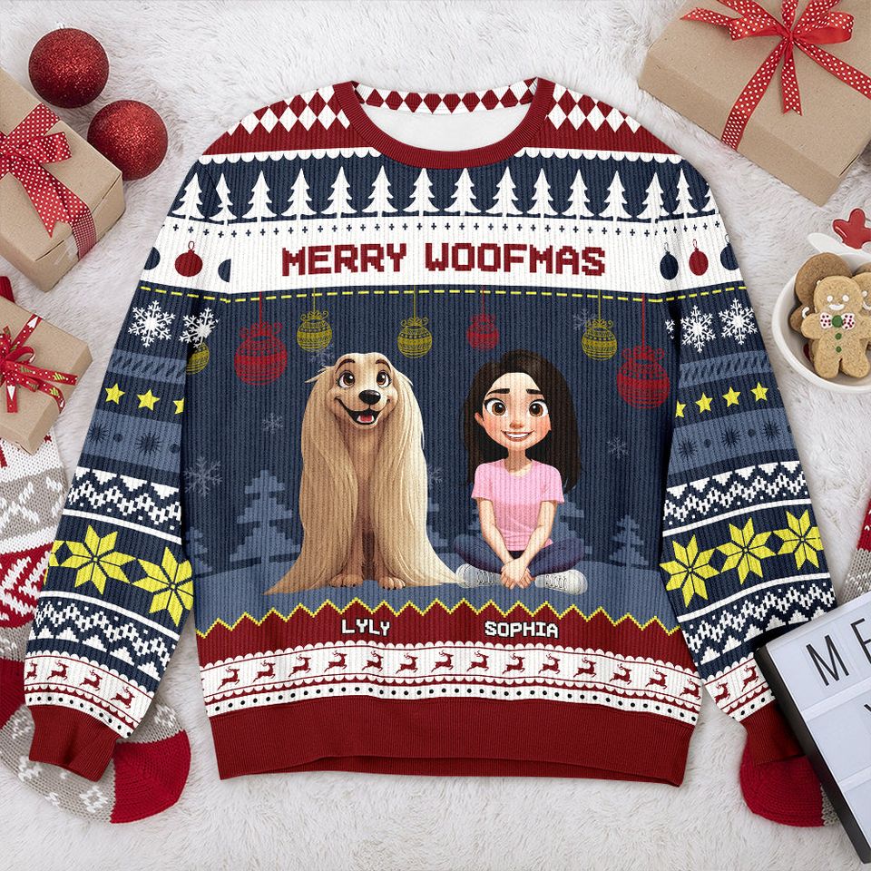 Happy Howlidays Ugly Sweater For Dog Lover