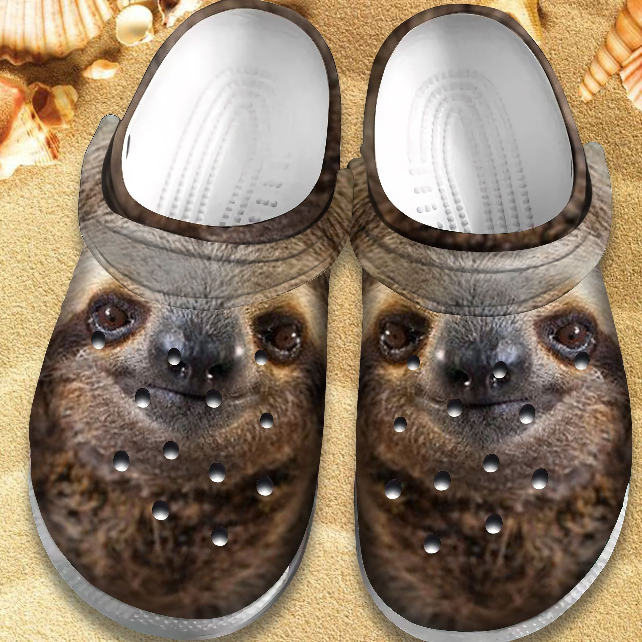 Happy Sloth Shoes - Sloth 3D Clogs Gift For Women Men Kids