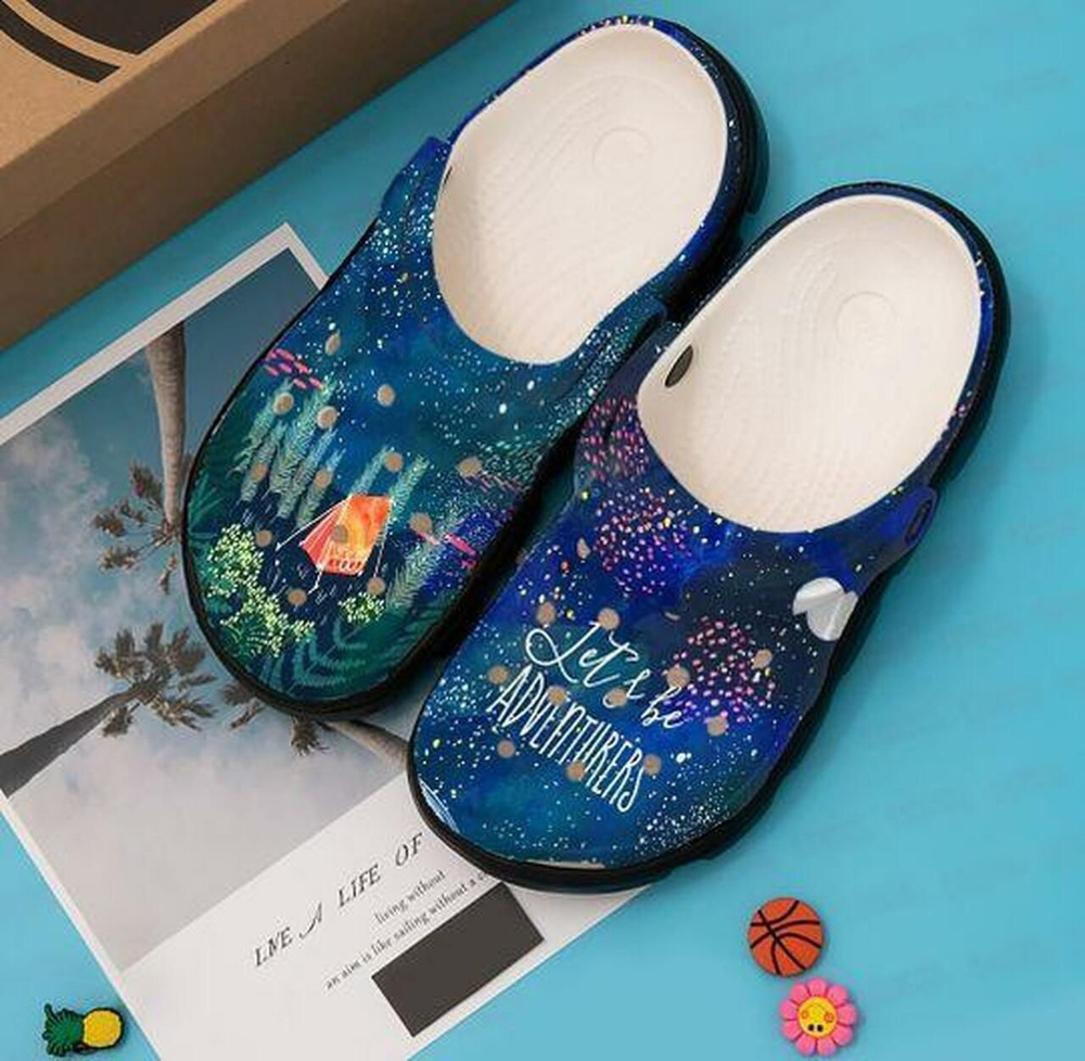 Happy Tropical Forest Campers Personalized 8 Gift For Lover Rubber clog Shoes Comfy Footwear