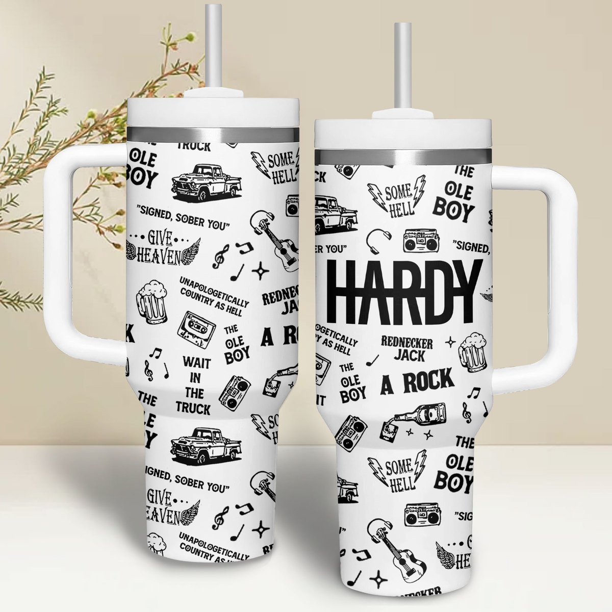 HARDY Music Custom Stanley Cup 40 oz 30 oz Tumbler With HandleTVC2301265