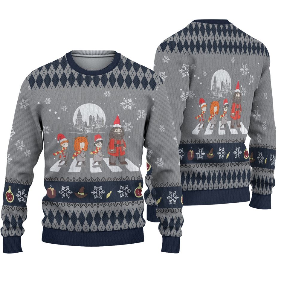 Harry Christmas Abbey Road Ugly Sweater