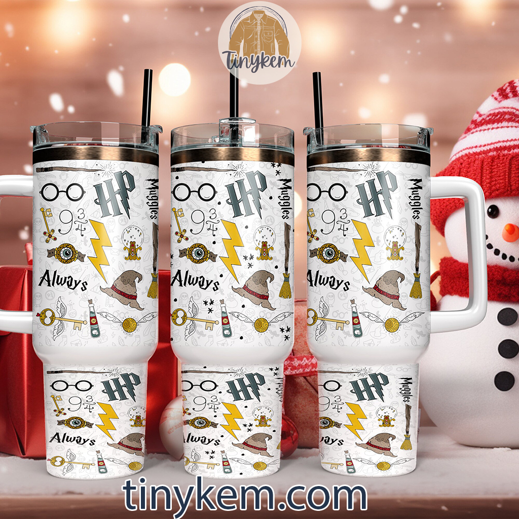 Harry Potter Icons Bundle Custom Stanley Cup 40 oz 30 oz Tumbler With HandleTVC2301831