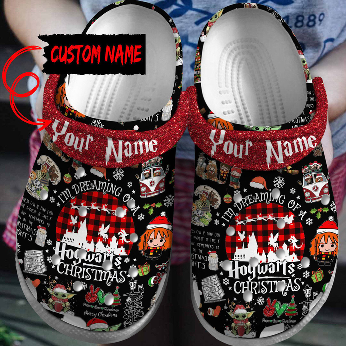 Harry Potter Movie Christmas Crocs Crocband Clogs Shoes Comfortable For Men Women and Kids