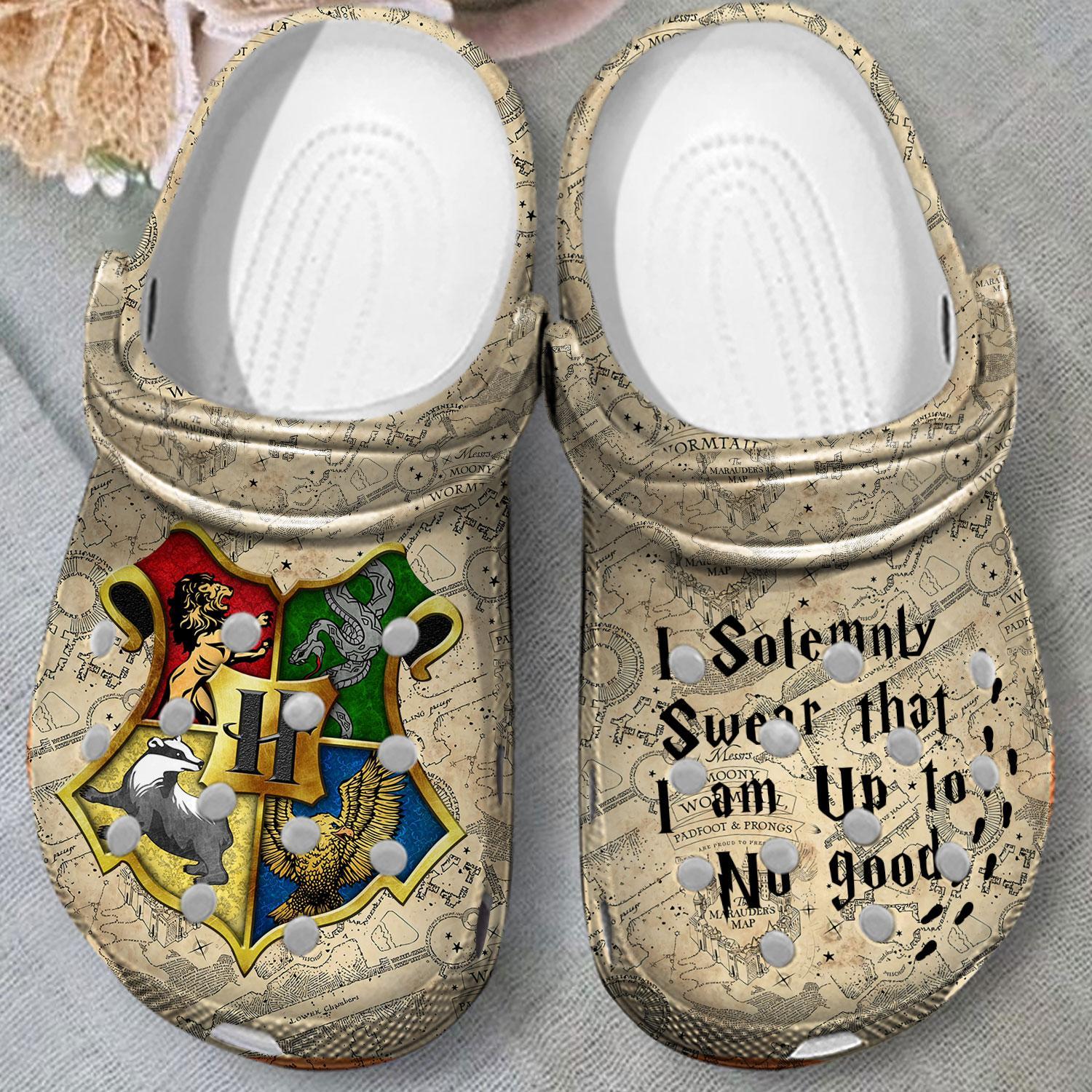 Harry Potter Movie Crocs Crocband Clogs Shoes Comfortable For Men Women and Kids