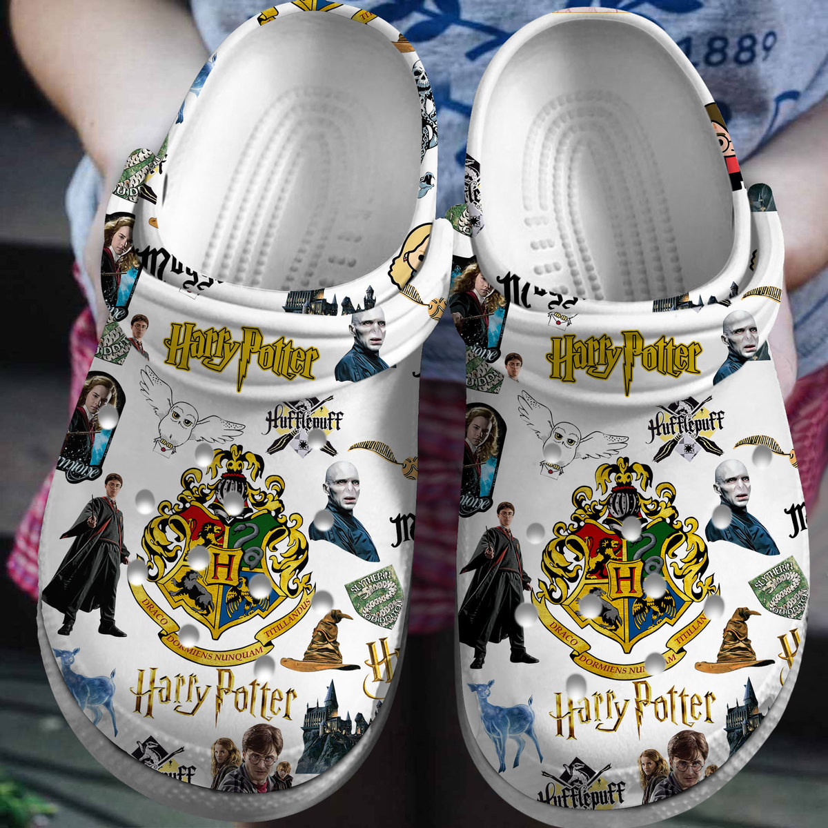 Harry Potter Movie Crocs Crocband Clogs Shoes Comfortable For Men Women and Kids