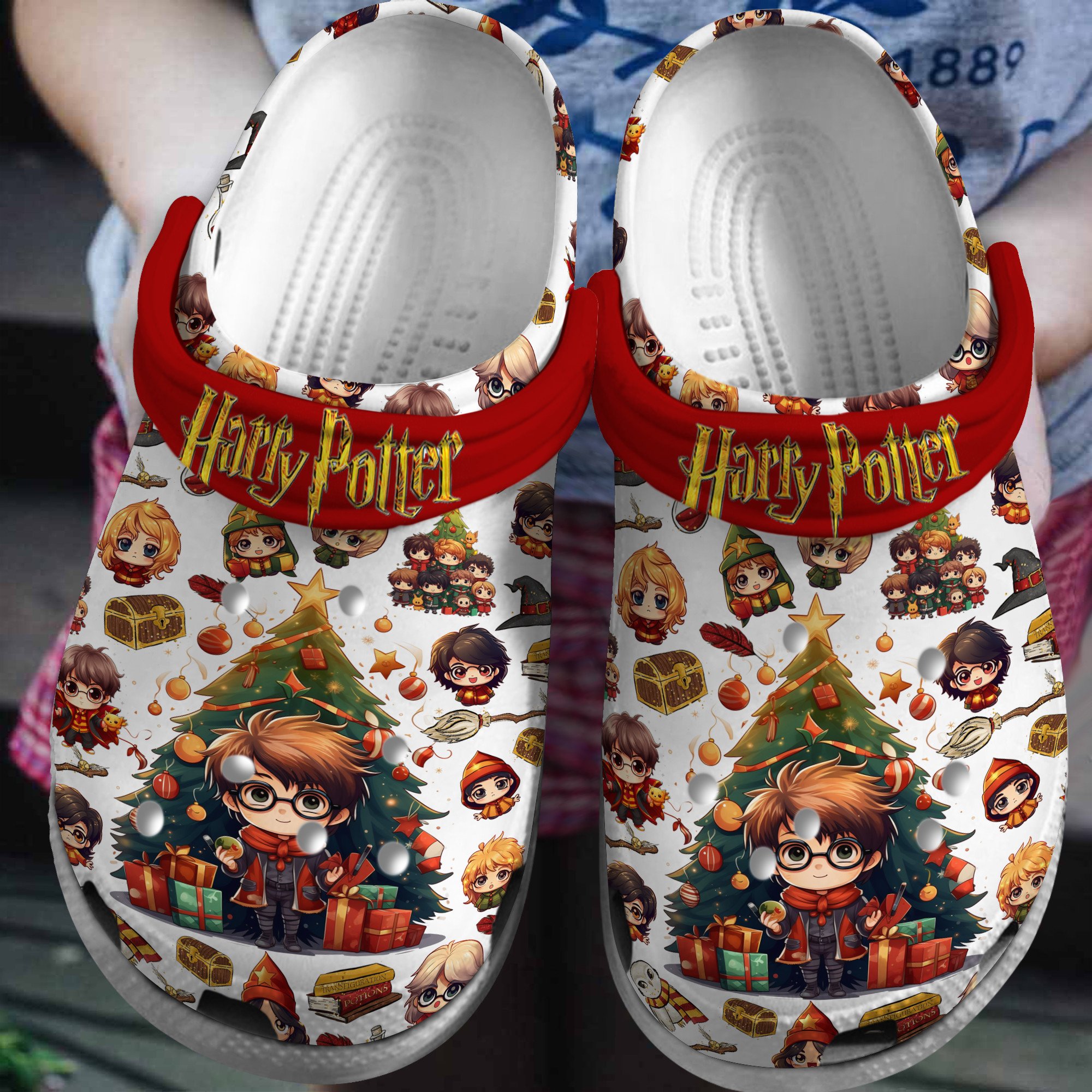 Harry Potter Movie Crocs Crocband Clogs Shoes Comfortable For Men Women and Kids