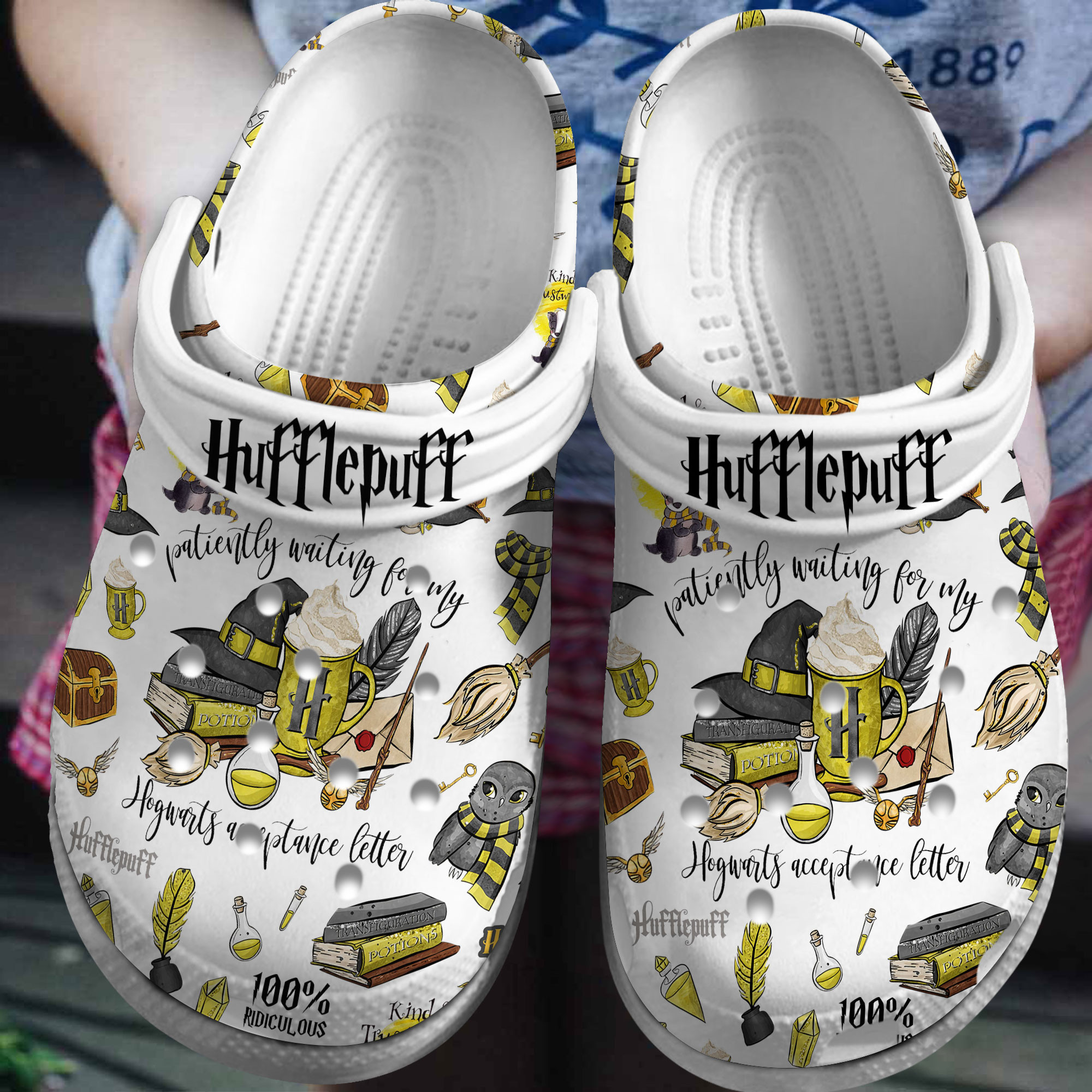 Harry Potter Movie Crocs Crocband Clogs Shoes Comfortable For Men Women and Kids