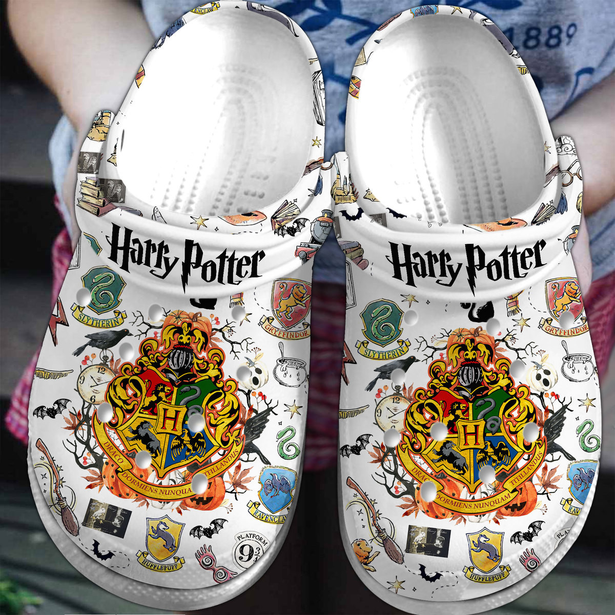 Harry Potter Movie Crocs Crocband Clogs Shoes Comfortable For Men Women and Kids