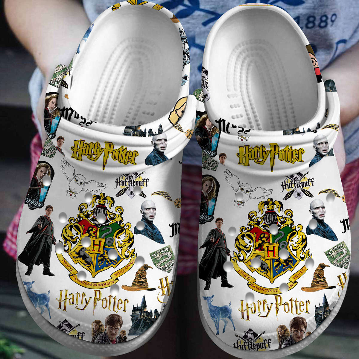 Harry Potter Movie Crocs Crocband Clogs Shoes Comfortable For Men Women and Kids