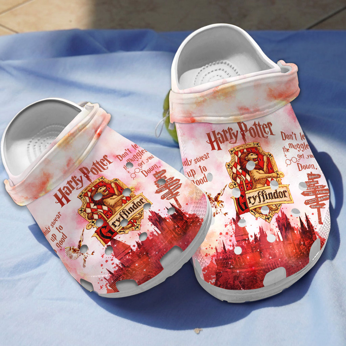 Harry Potter Movie Crocs Crocband Clogs Shoes Comfortable For Men Women and Kids