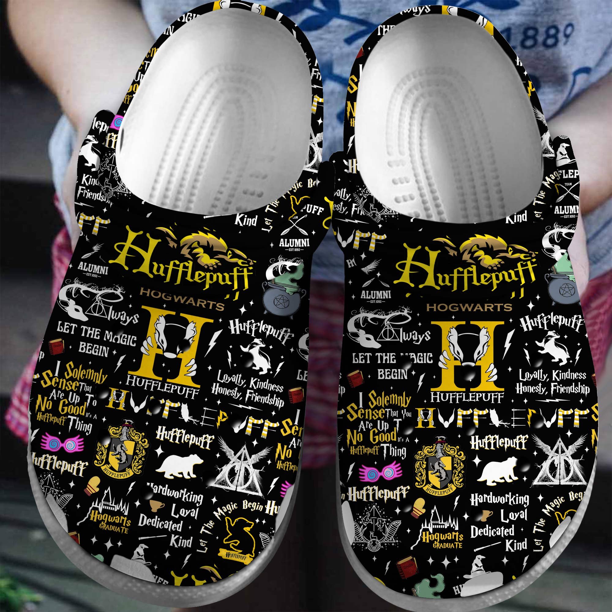 Harry Potter Movie Crocs Crocband Clogs Shoes Comfortable For Men Women and Kids