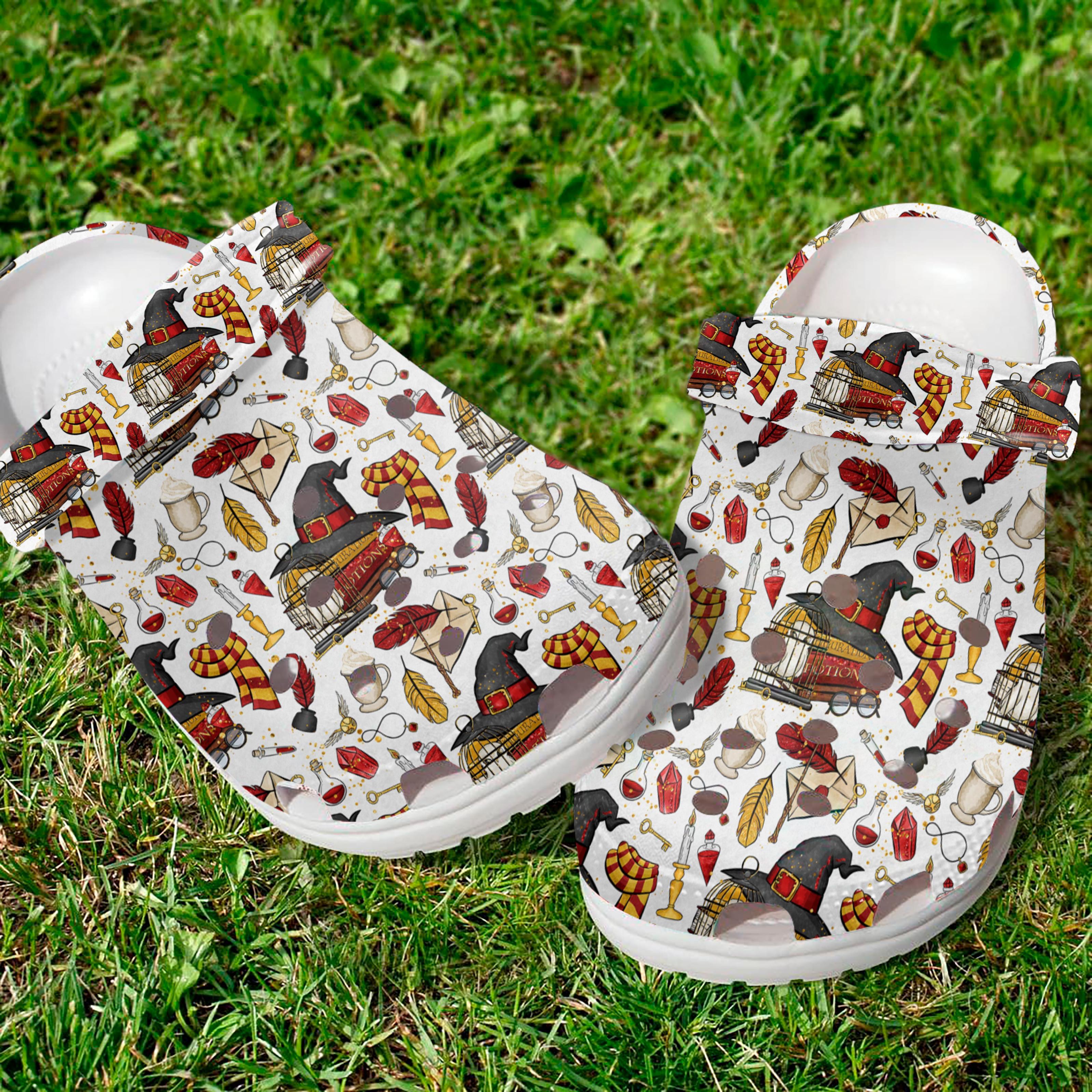 Harry Potter Movie Crocs Crocband Clogs Shoes Comfortable For Men Women and Kids