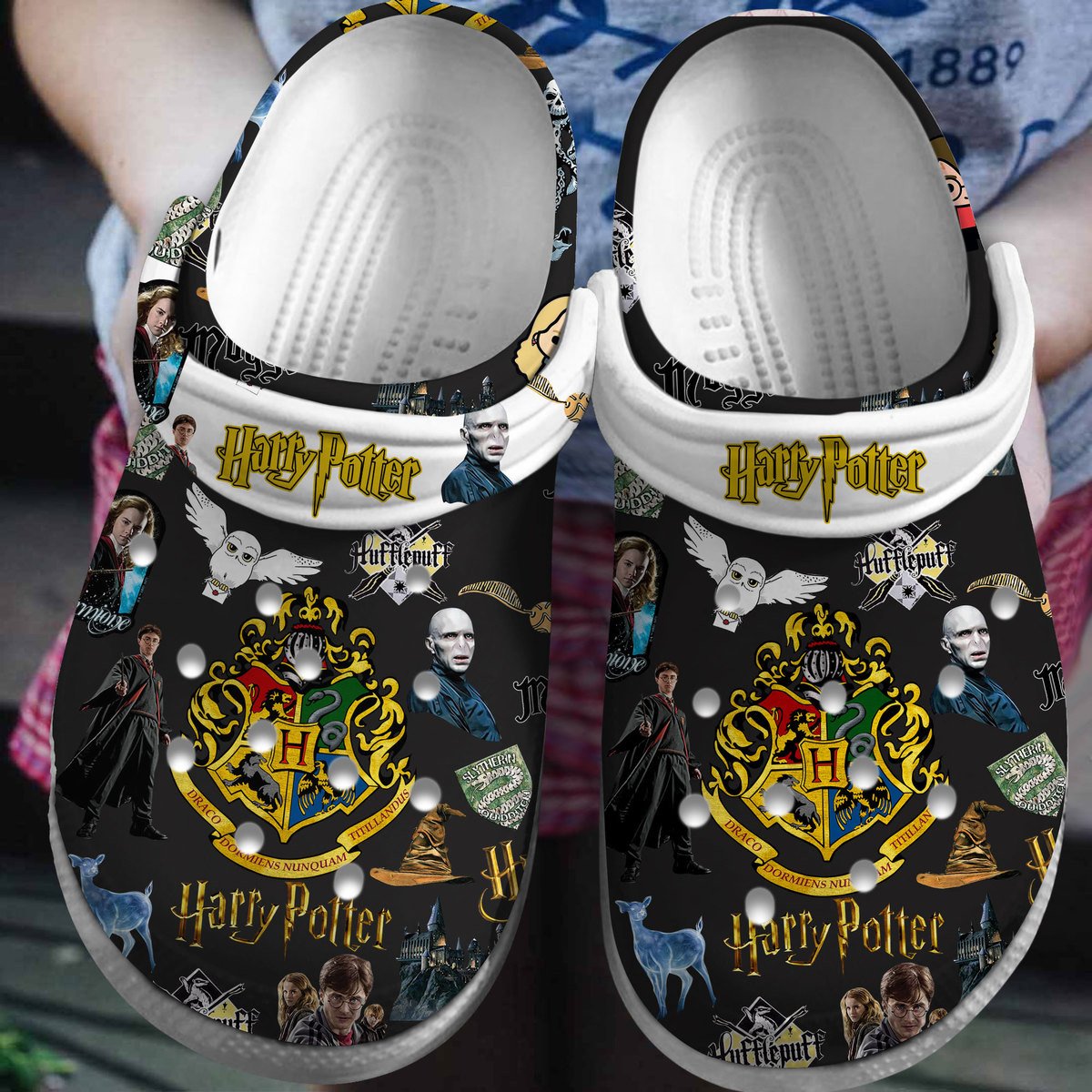 Harry Potter Movie Crocs Crocband Clogs Shoes Comfortable For Men Women and Kids