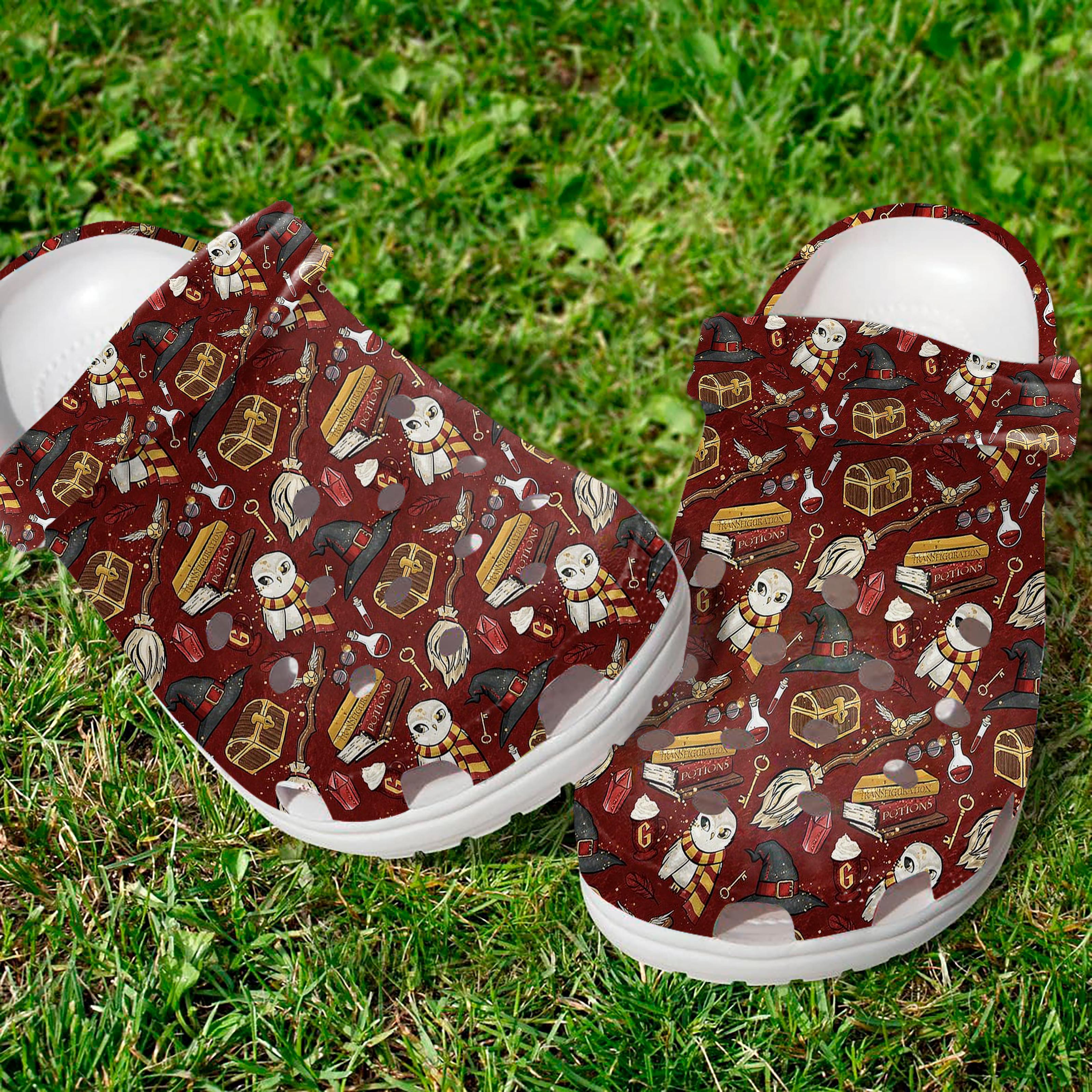 Harry Potter Movie Crocs Crocband Clogs Shoes Comfortable For Men Women and Kids