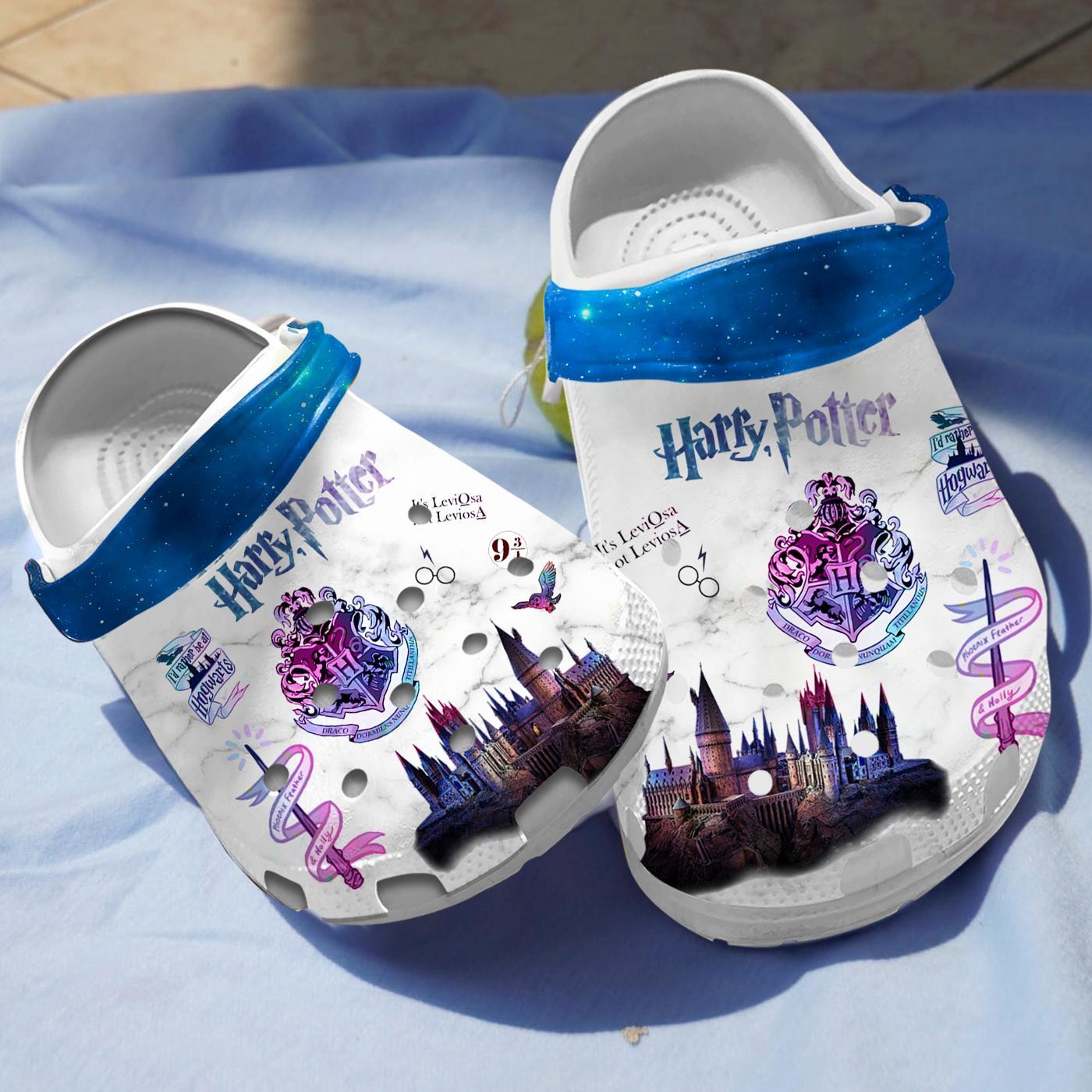 Harry Potter Movie Crocs Crocband Clogs Shoes Comfortable For Men Women and Kids