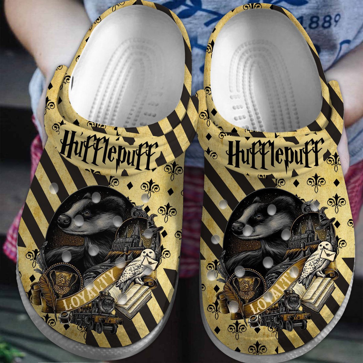 Harry Potter Movie Crocs Crocband Clogs Shoes Comfortable For Men Women and Kids