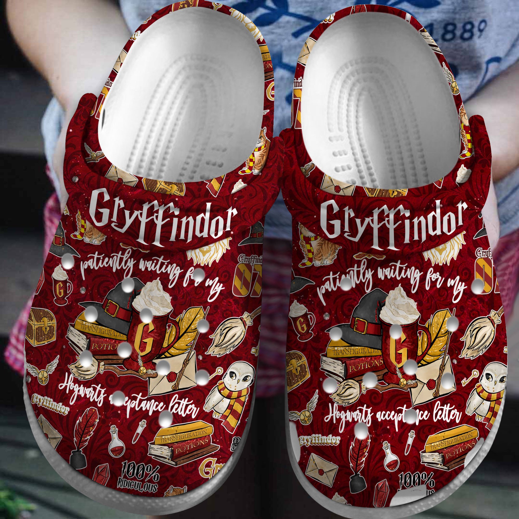Harry Potter Movie Crocs Crocband Clogs Shoes Comfortable For Men Women and Kids